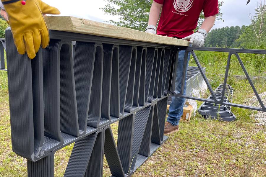 Un proyecto del MIT transforma residuos plásticos en materiales de construcción mediante impresión 3D
